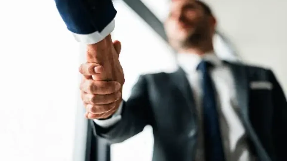 Business handshake